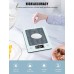 Uivaby Food Scale, Digital Kitchen Scales with Calories List & Backlit LCD Display, Kitchen Scale with 4 Units for Cooking, Baking, Keto and Meal Prep, Tempered Glass Surface (Batteries Included)