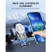 Uivaby Wireless Car Charger Mount, [Automatic Coil Alignment] 15W Fast Charging, Car Phone Holder Wireless Charging with Car Adapter, Air Vent Car Mount Compatible with iPhone 14 13 12 11 Pro Max, etc