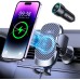 Uivaby Wireless Car Charger Mount, [Automatic Coil Alignment] 15W Fast Charging, Car Phone Holder Wireless Charging with Car Adapter, Air Vent Car Mount Compatible with iPhone 14 13 12 11 Pro Max, etc